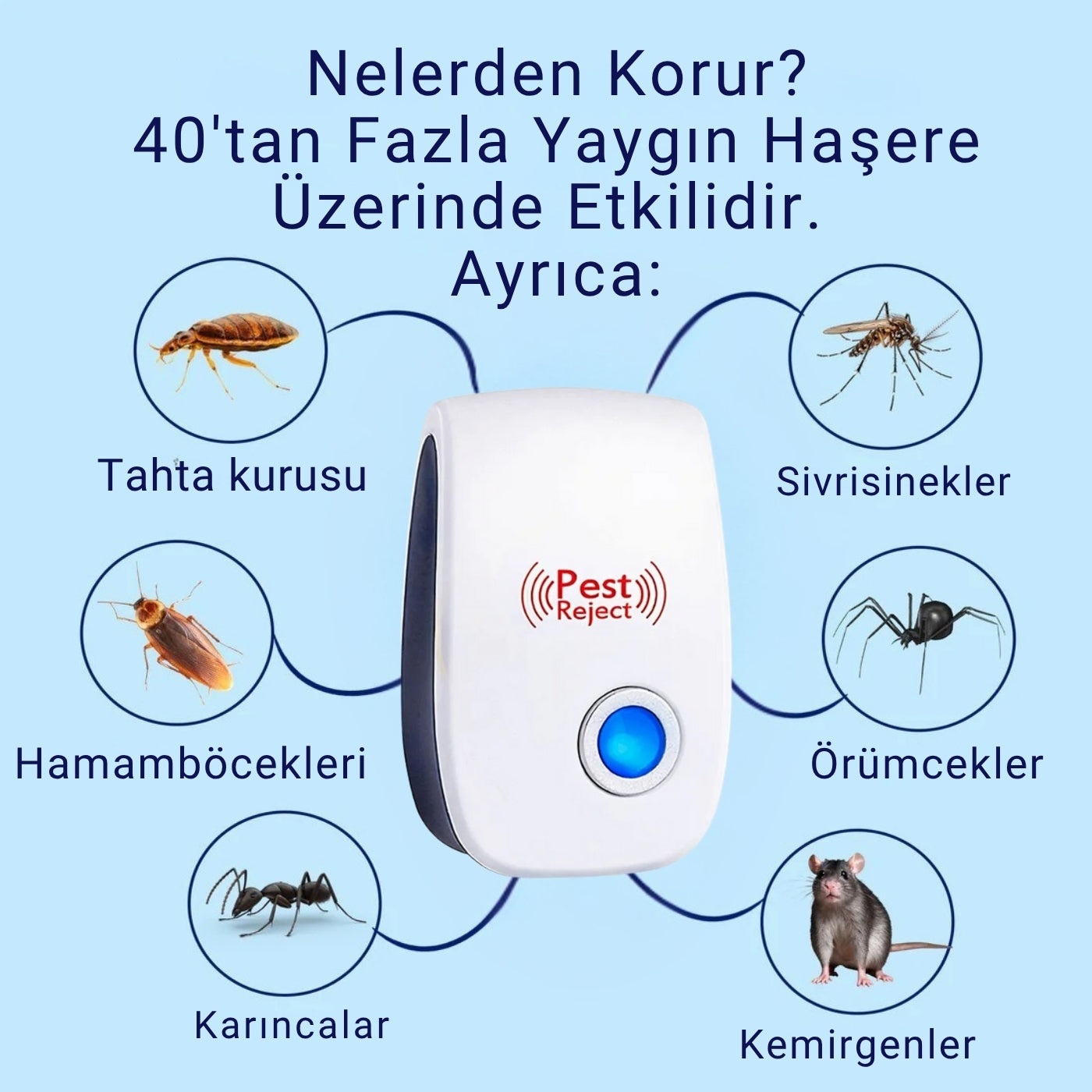 Hasarex™ 2025 Geliştirilmiş Haşere Kovucu