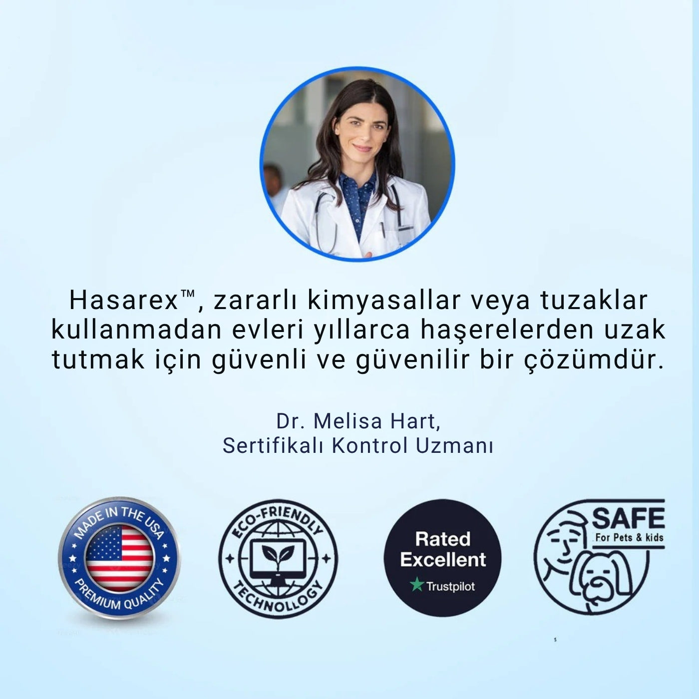 Hasarex™ 2025 Geliştirilmiş Haşere Kovucu