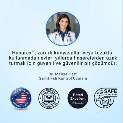 Hasarex™ 2025 Geliştirilmiş Haşere Kovucu